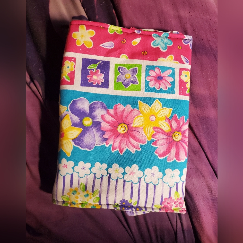 Flower lovers bookcover handmade protective